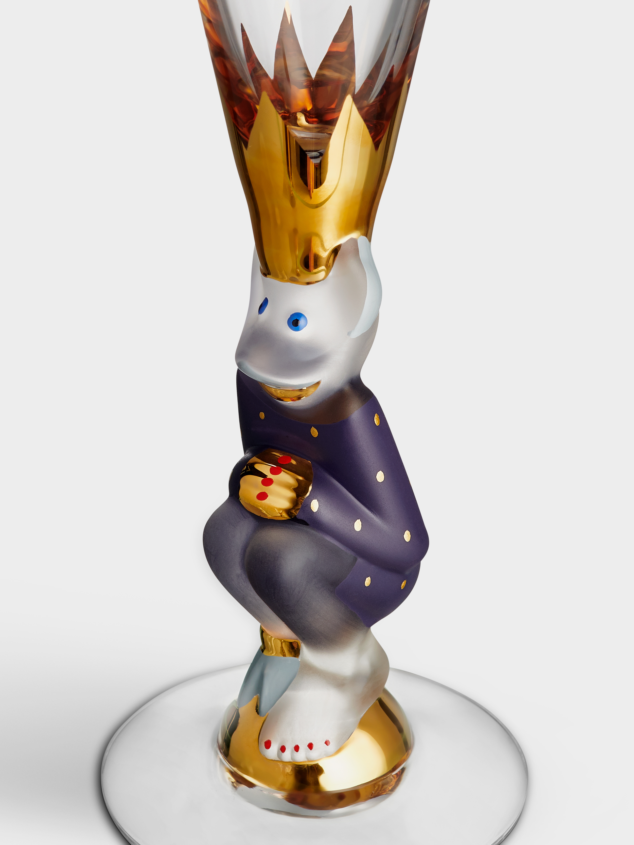 The sparkling devil champagneglas lila 19cl