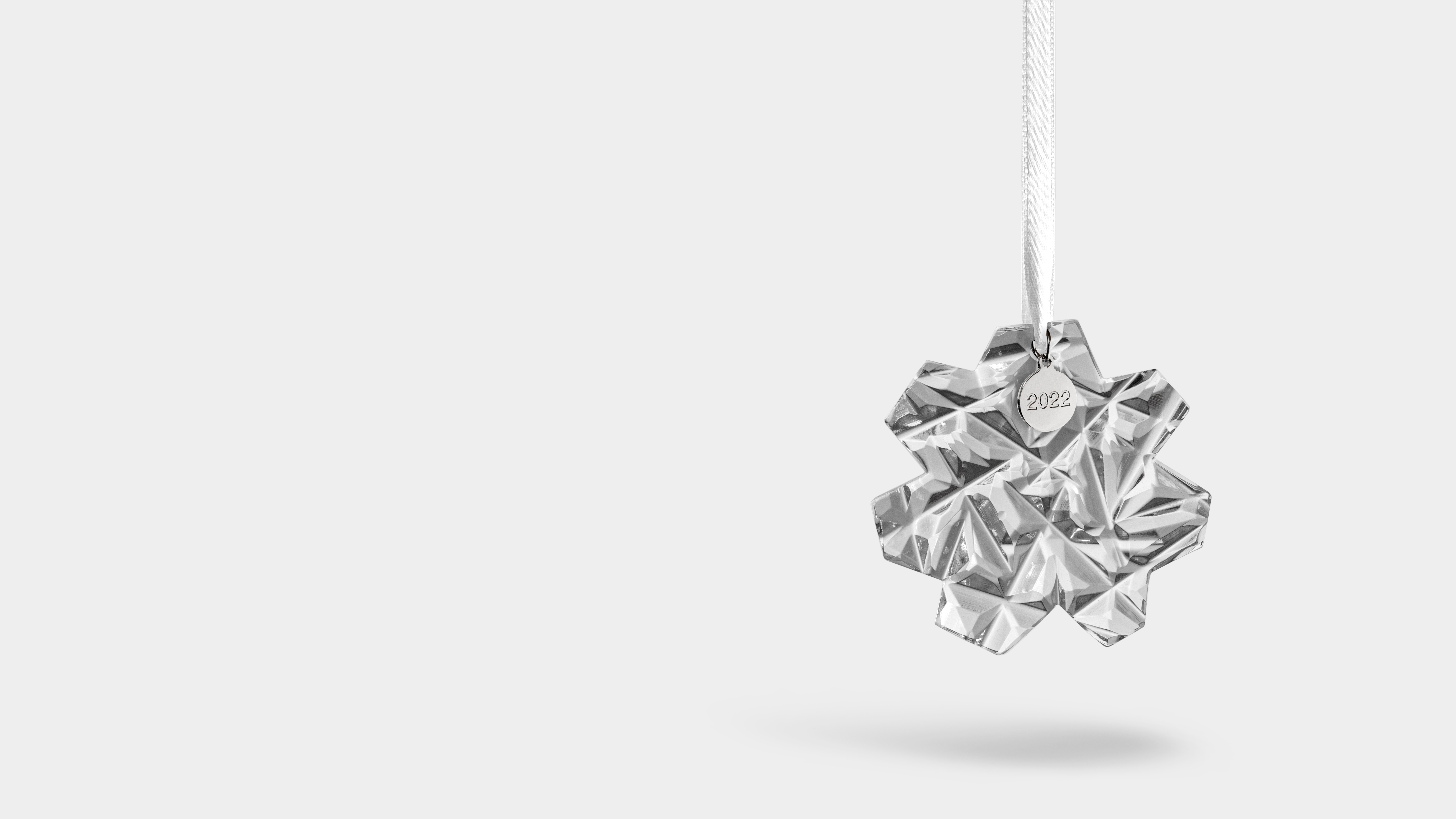 Christmas ornament Nivis 2022 74mm | Orrefors