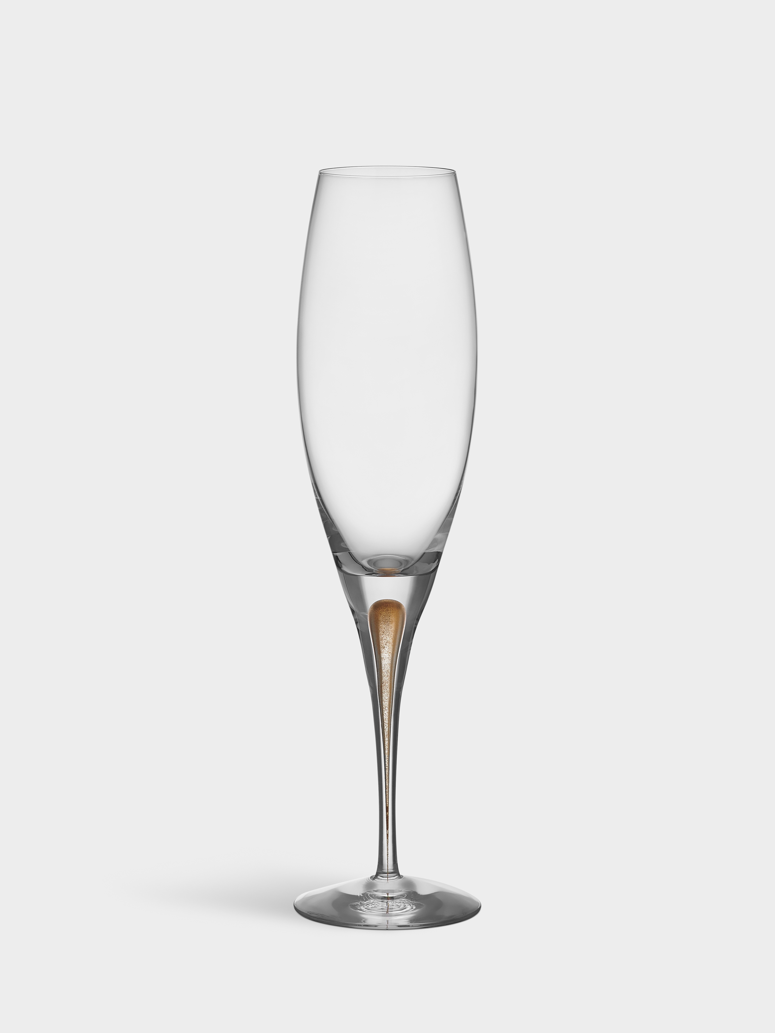 gold Orrefors champagne glass 2-pack | 26cl Intermezzo