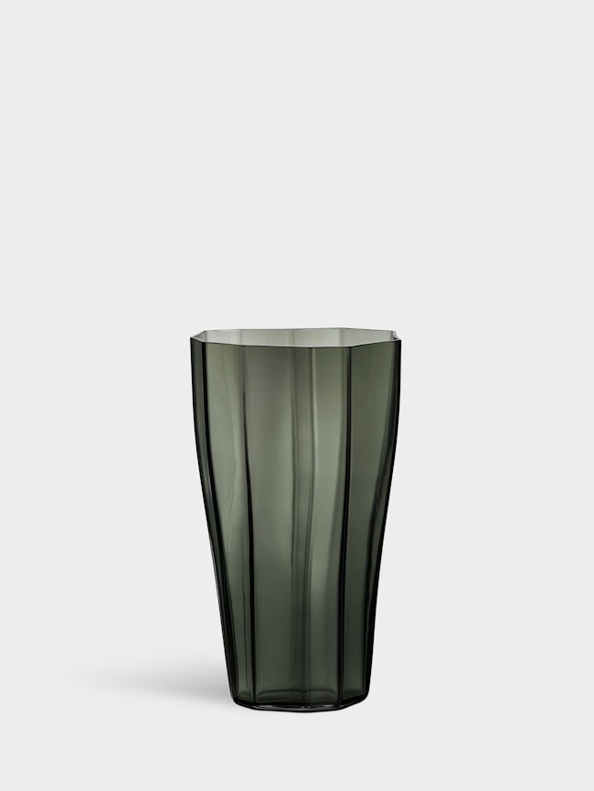 Reed vase moss green 300mm