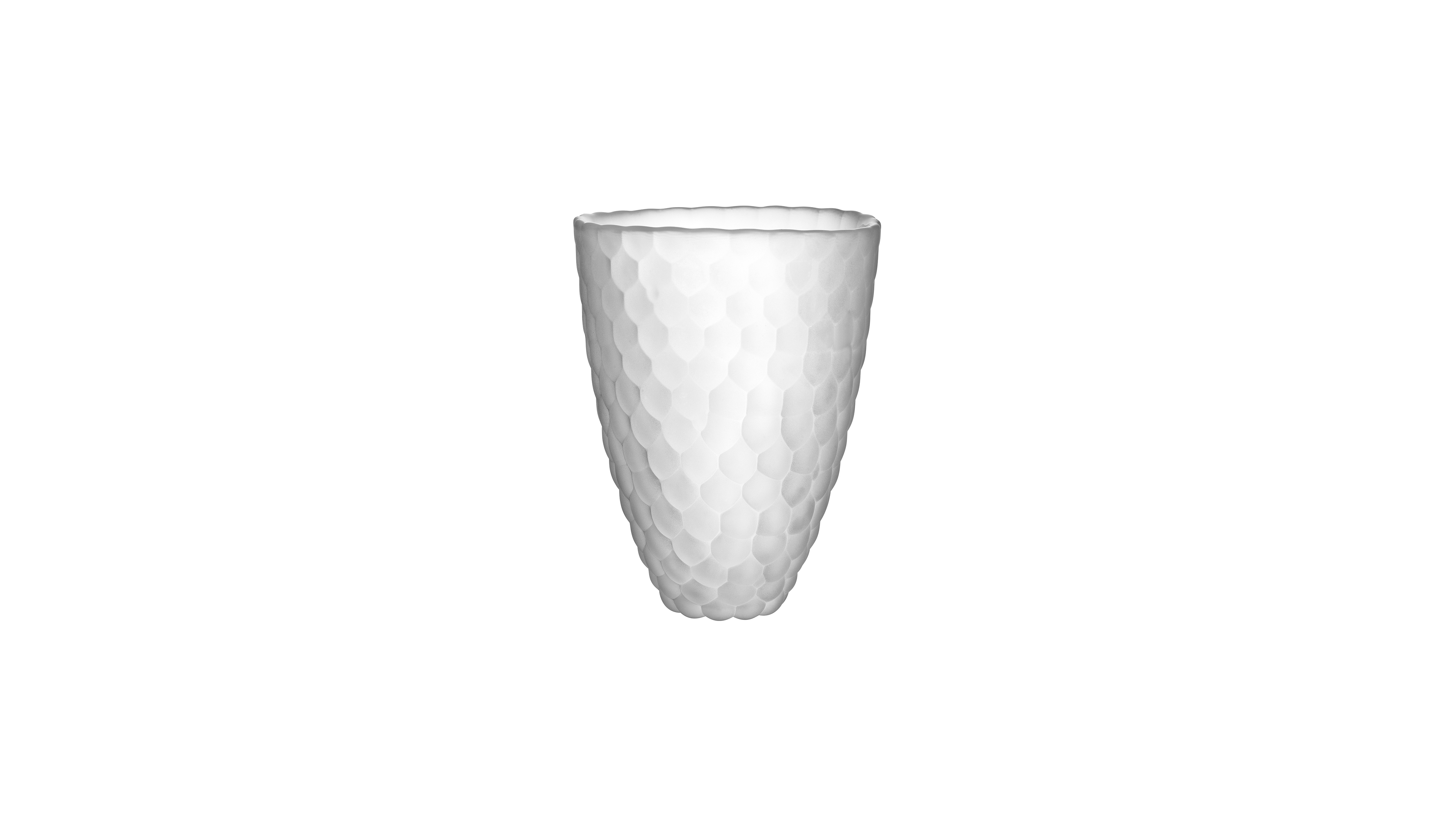 Raspberry vase frosted 200mm | Orrefors