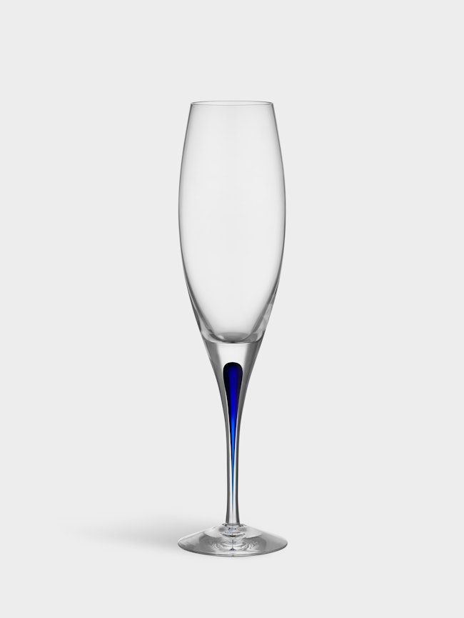 Intermezzo champagne glass blue 26cl