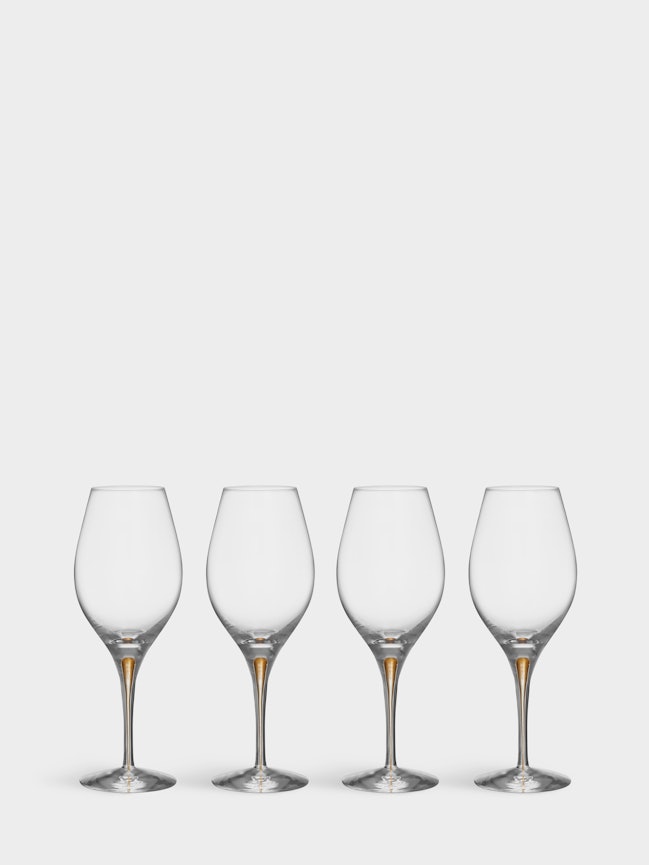 Intermezzo Balance wine glass gold 44cl 4-pack