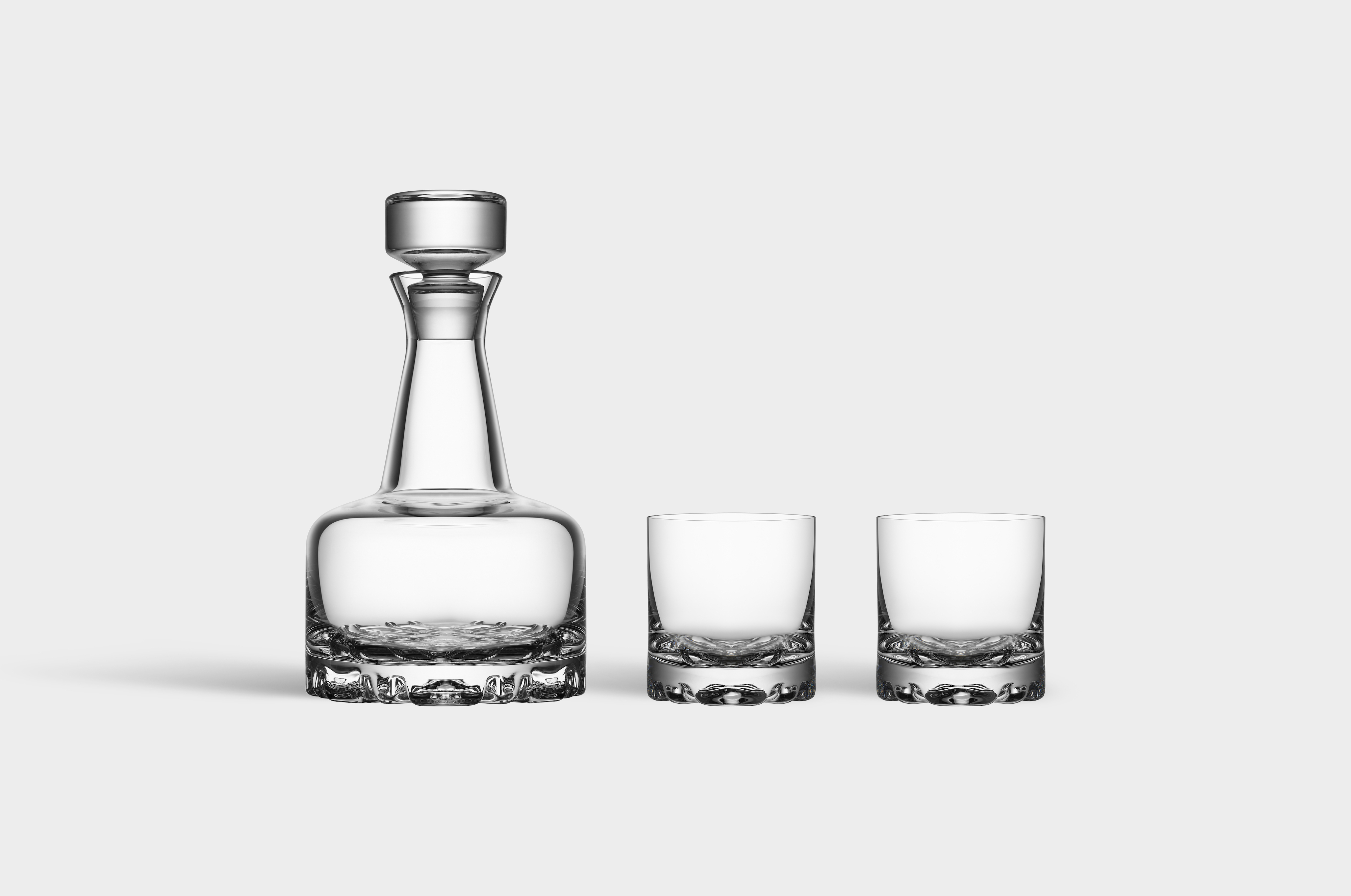 Erik karaff 78cl & double old fashioned glas 34cl 2-pack