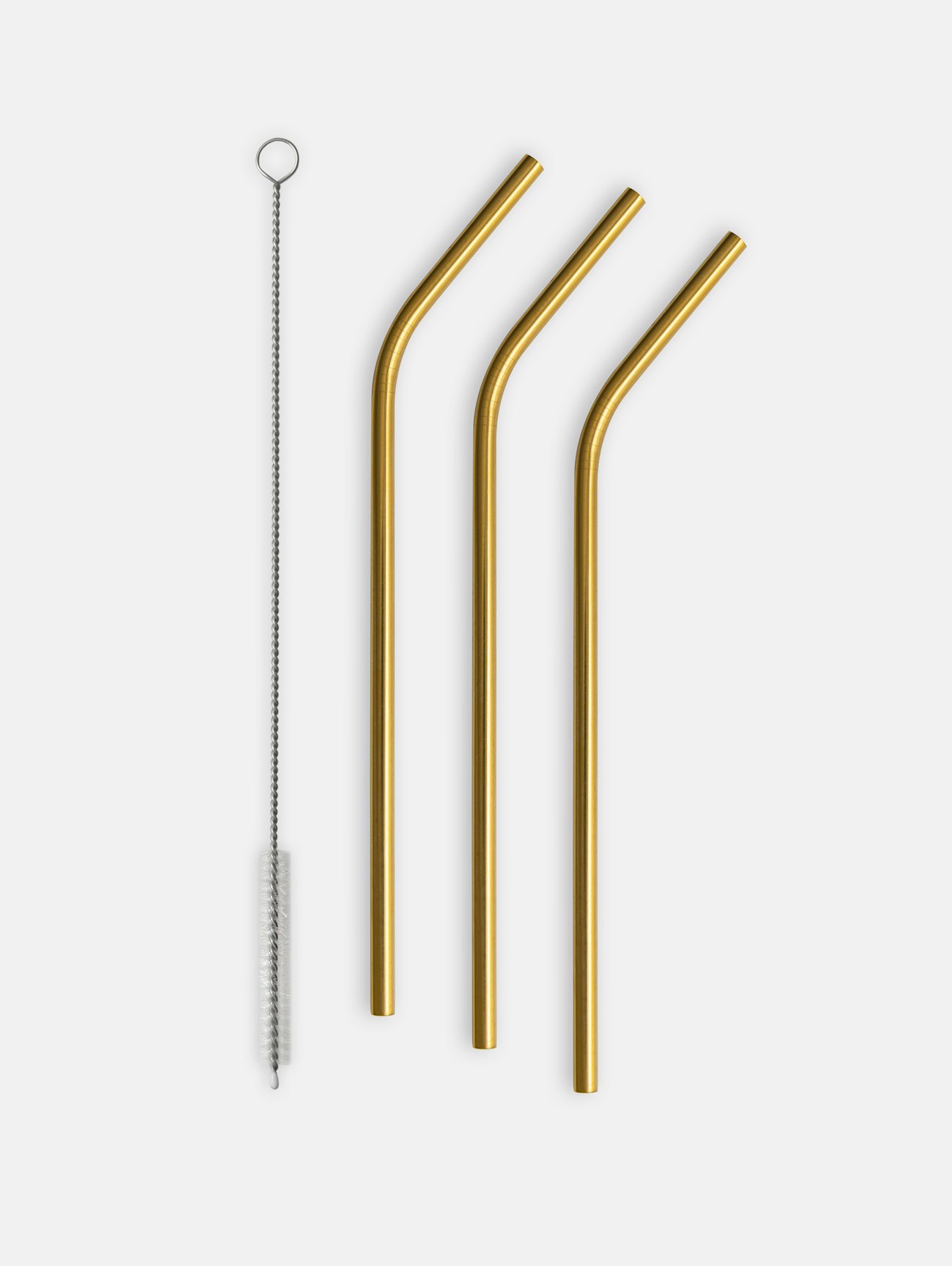 Peak straw 210mm 4-pack incl. cleaning brush