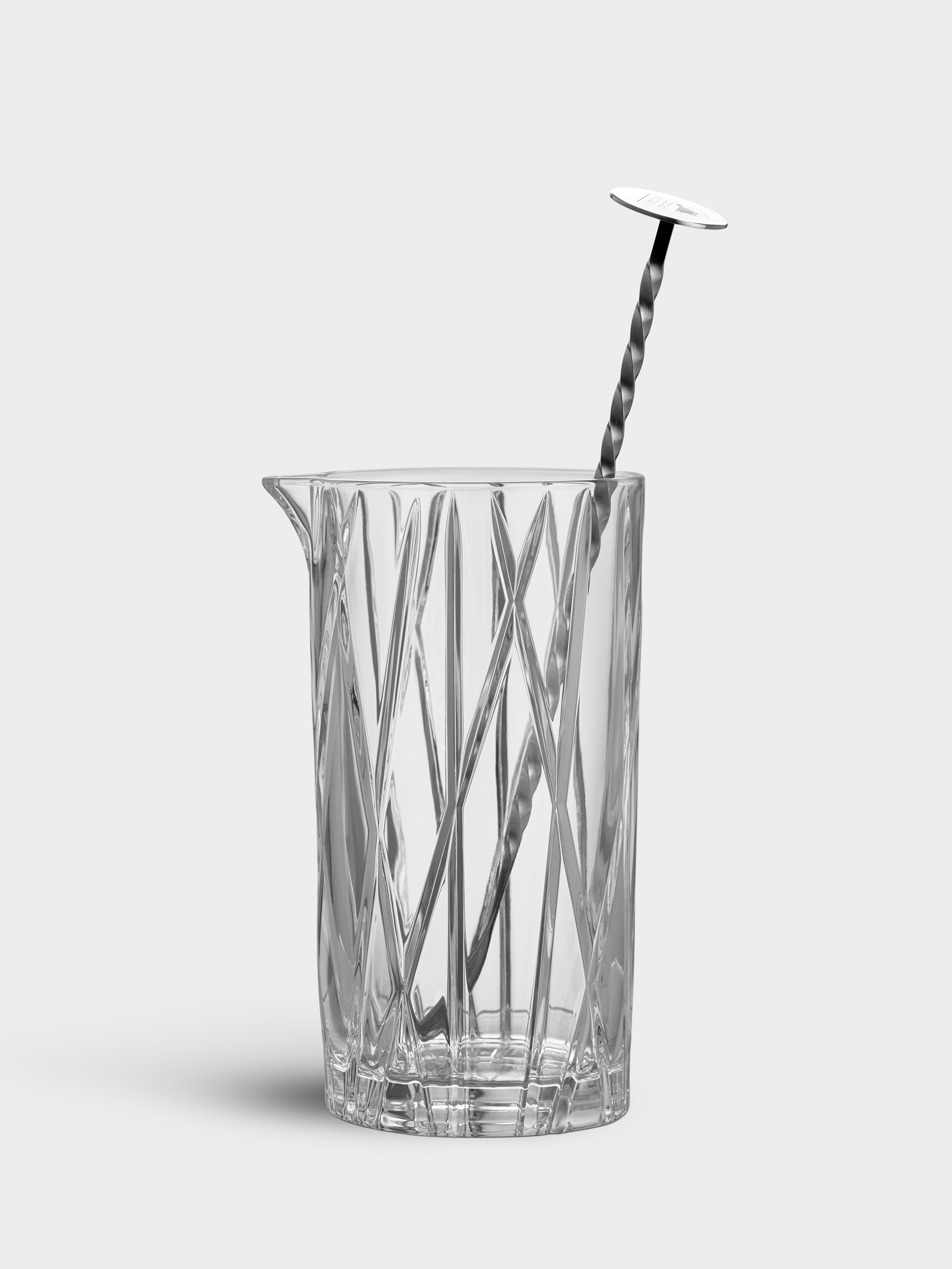 Orrefors City Mixing Glass With Bar Spoon