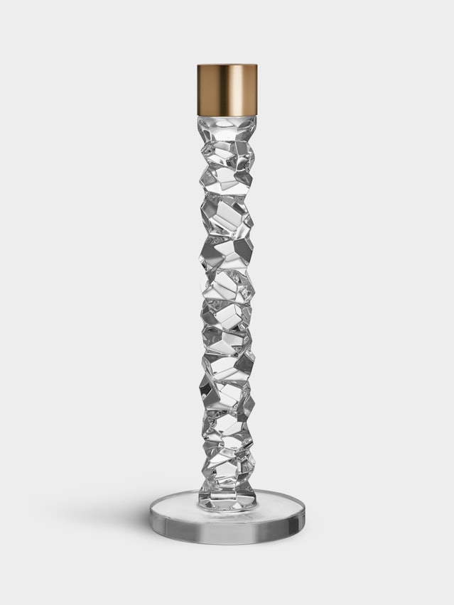 Carat candlestick brass 242mm 2-pack
