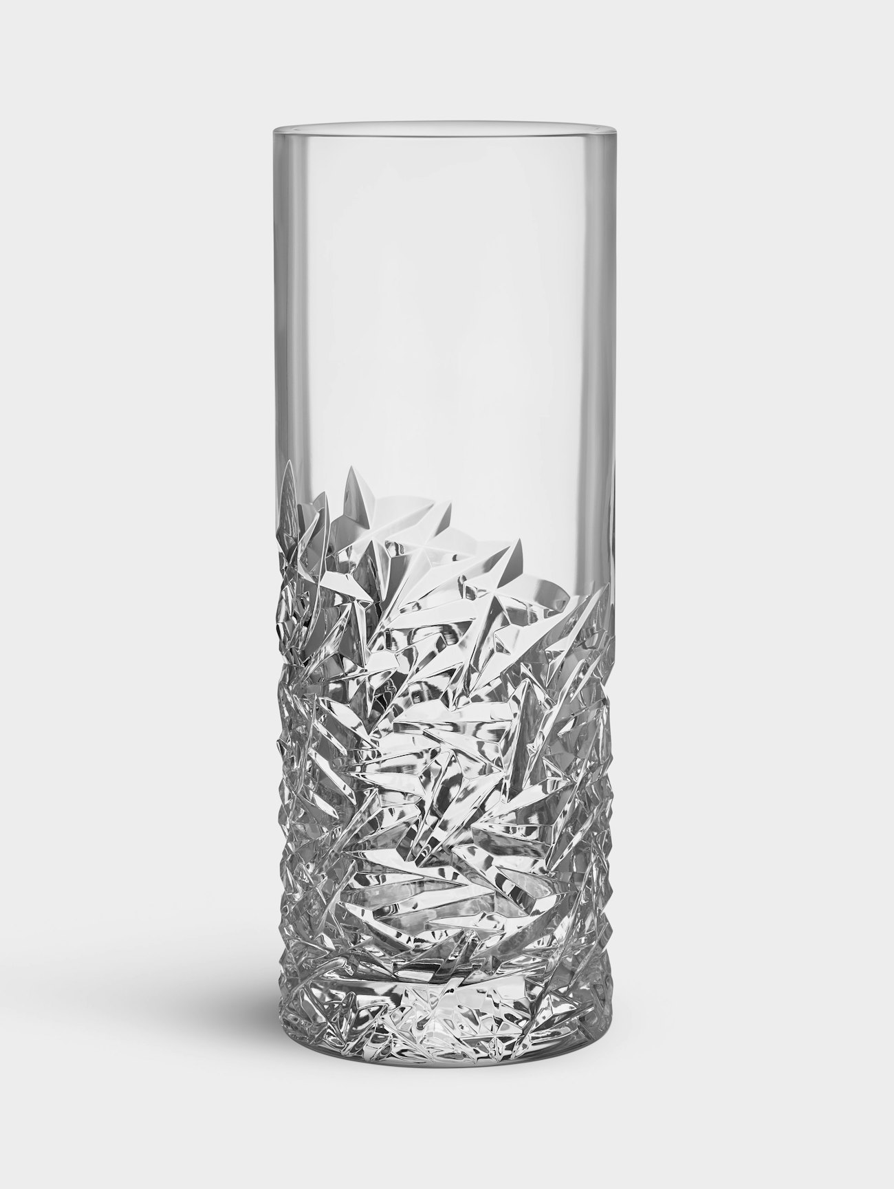 Carat cylinder vase lower cut 370mm