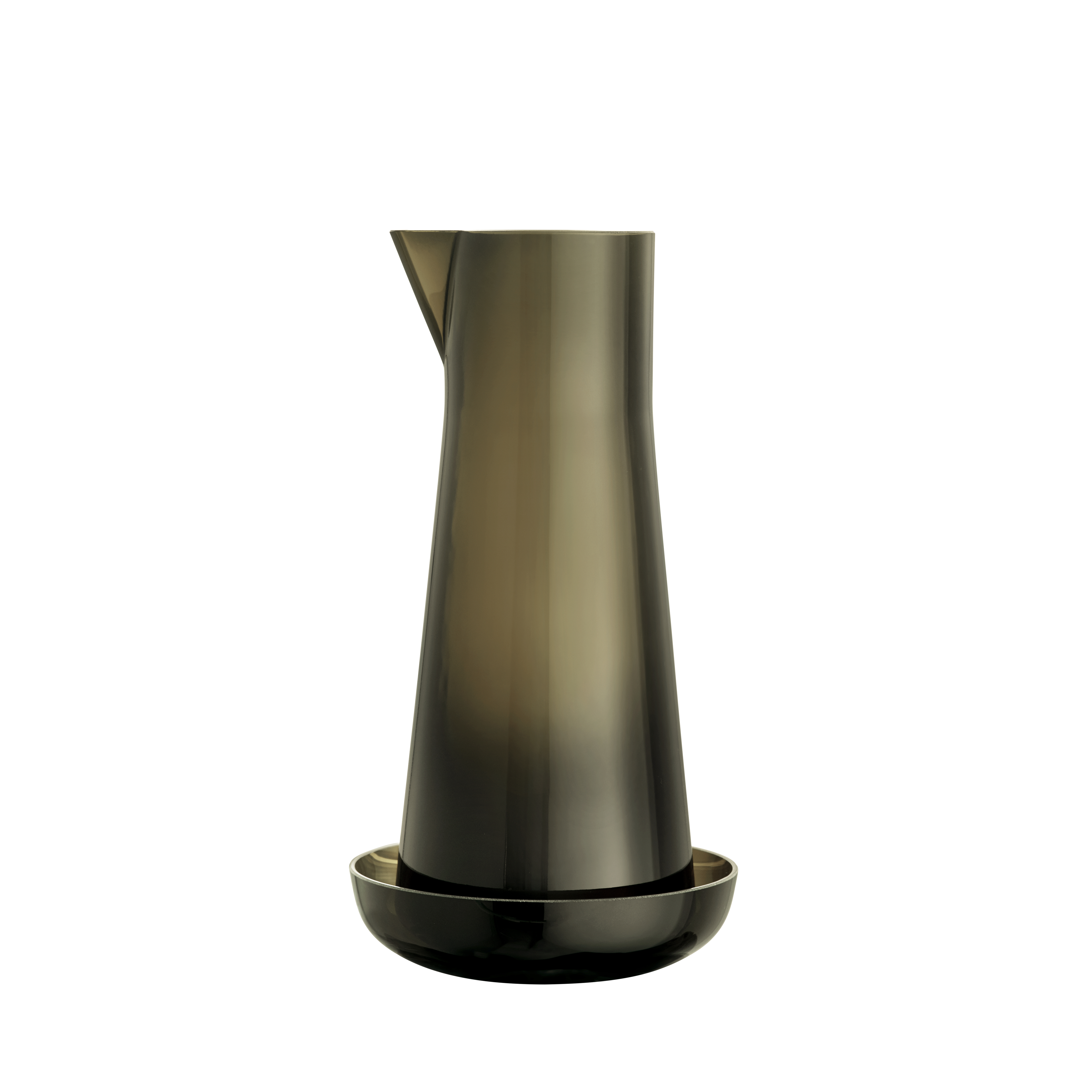 Informal carafe with bowl olive green 100cl