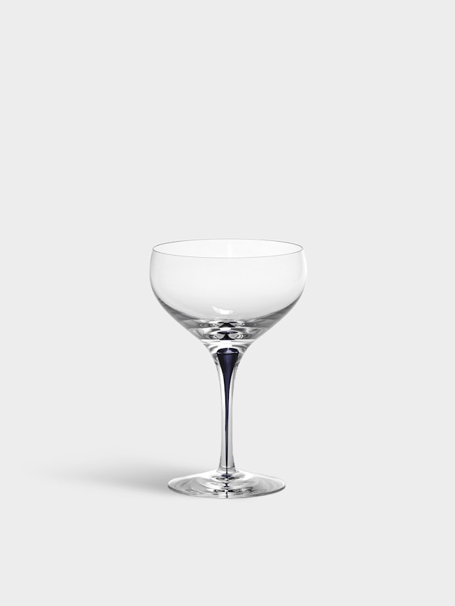 Intermezzo coupe champagneglas blå 30cl