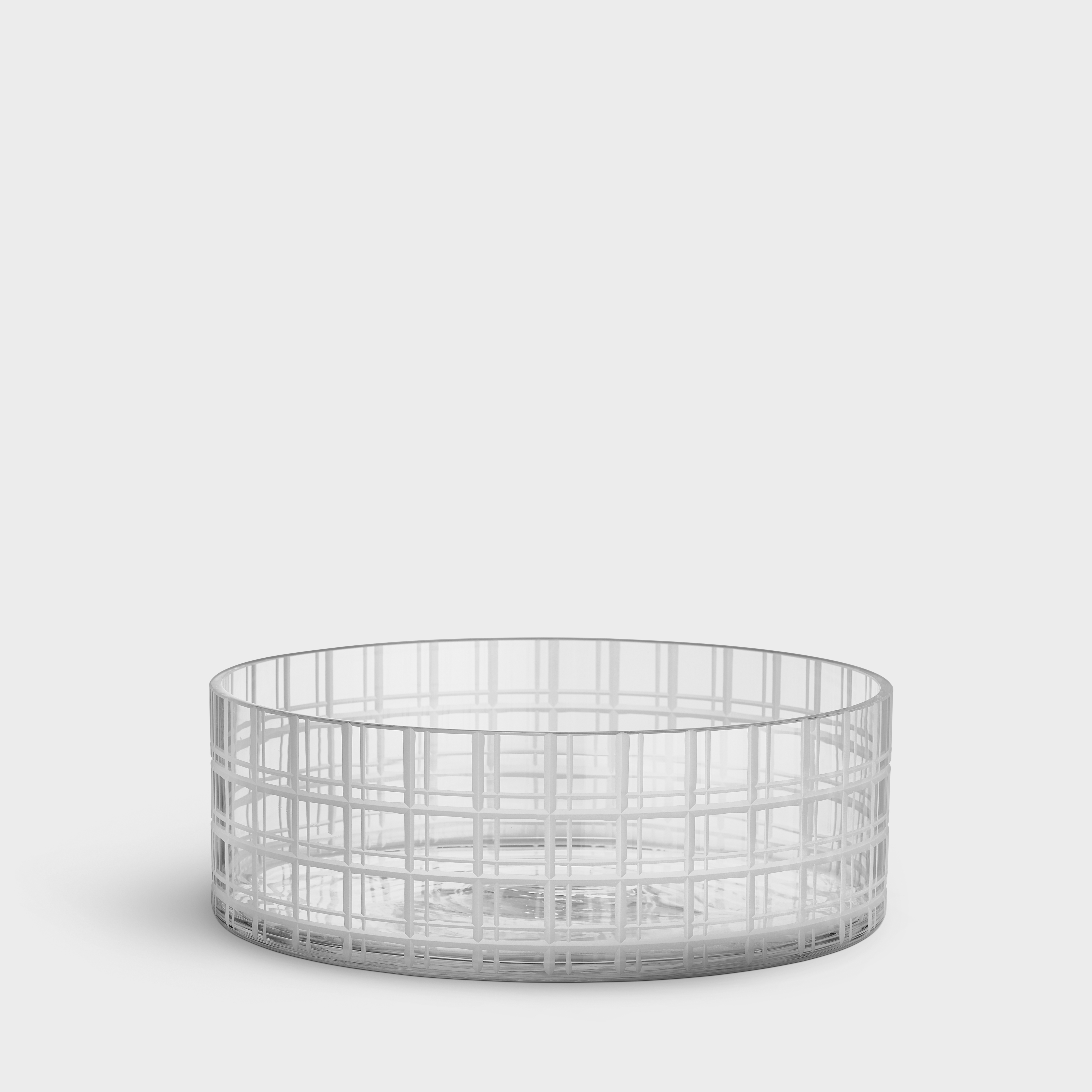 Cut in Number skål rutmönster 275mm