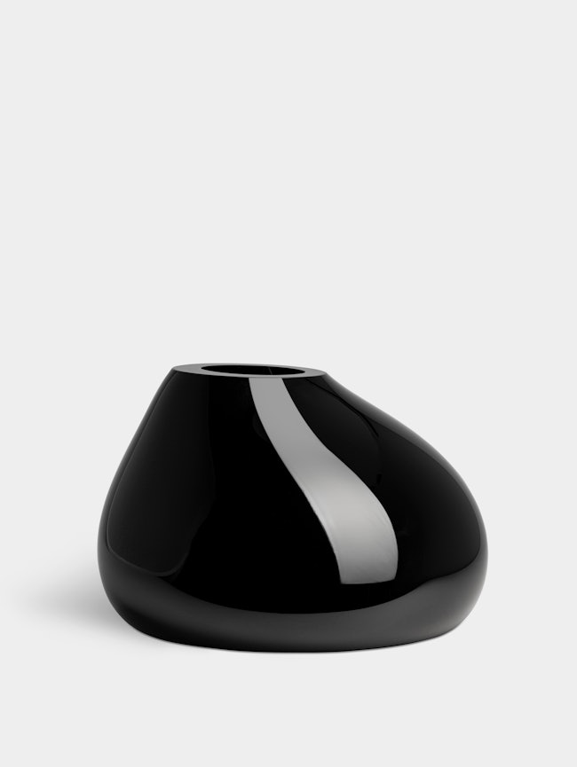 Ebon vase black