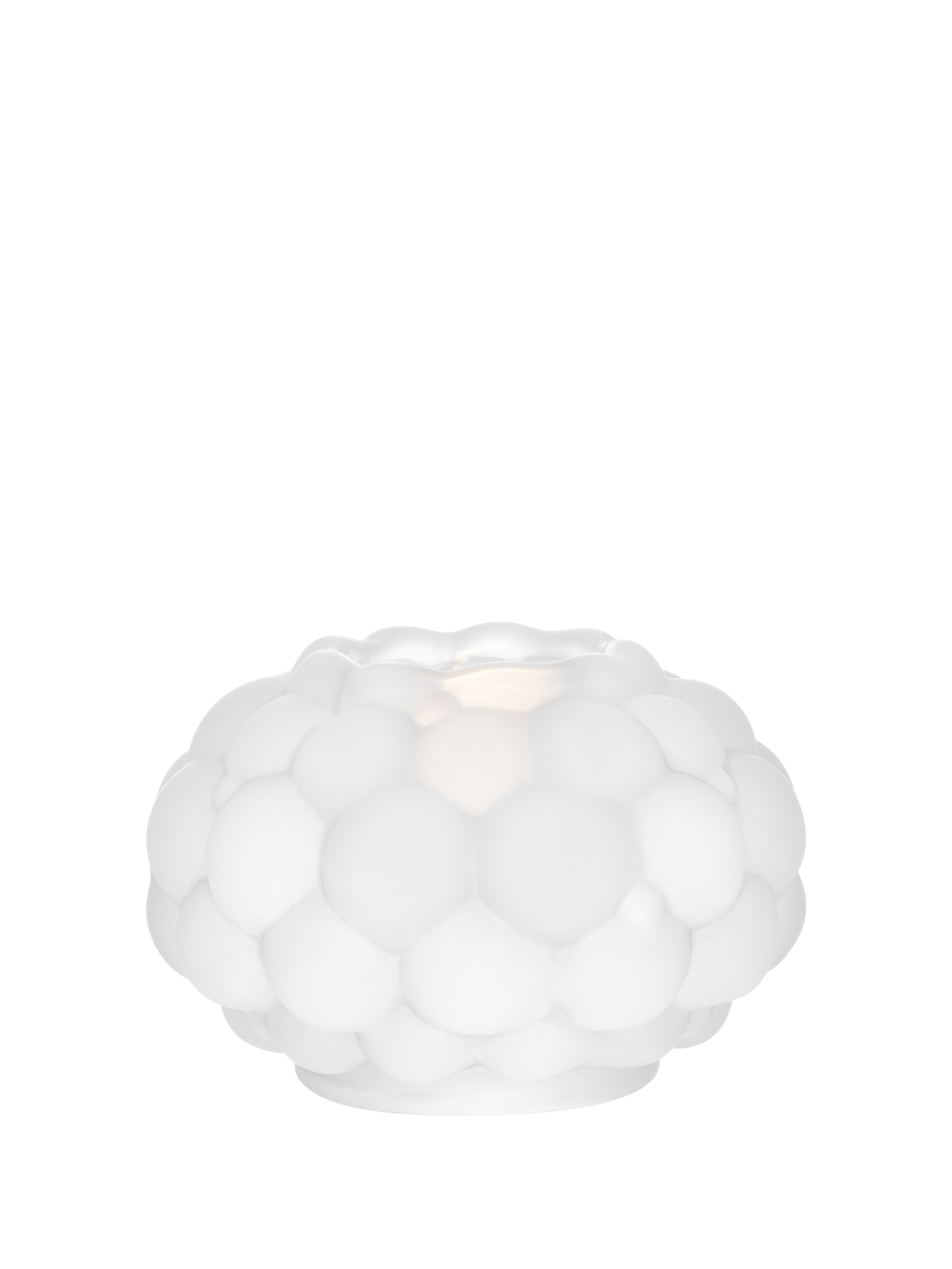 Raspberry votive frosted 55mm