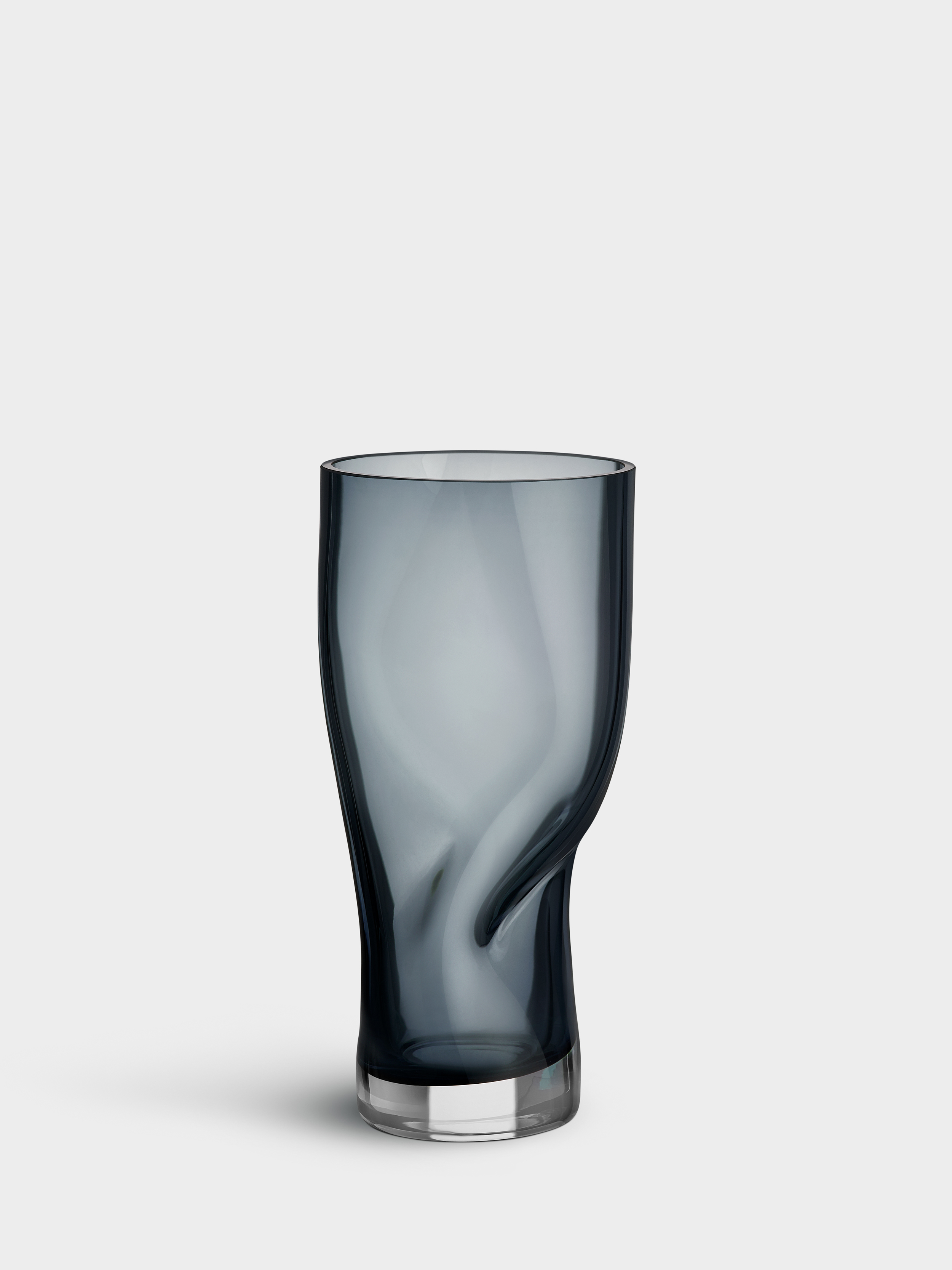 Squeeze vase bluish grey 230mm